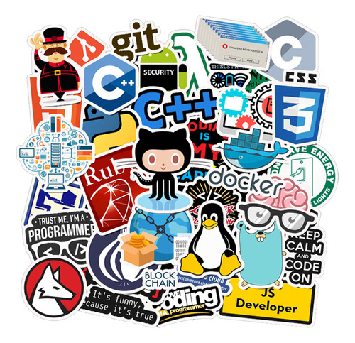 Adesivos De Programação Fun Geek Internet Java Para