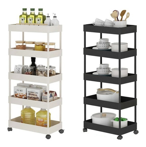 Carrito Organizador Multiuso Importado 5 Niveles Cocina Baño