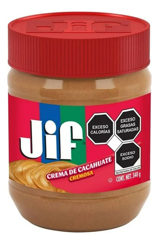 Crema De Cacahuate Jif Cremosa 340 G