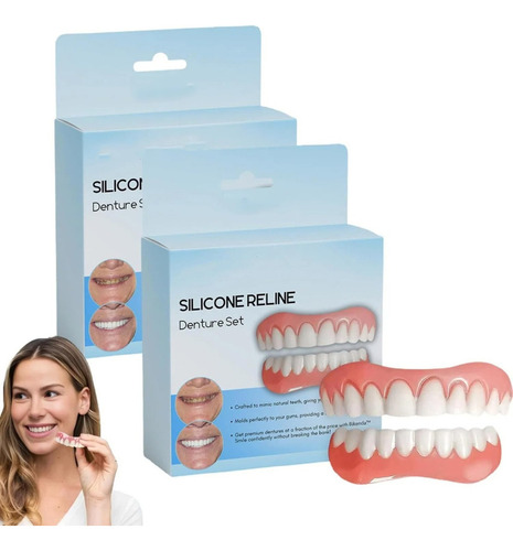 - Kit De Revestimiento De Silicona Perfect Fit Denture .
