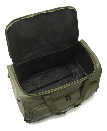 Bolso Con Ruedas 24 Pulgadas Mediano Con Carro Verde Wanderlust 60 Cm