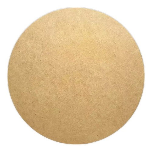 Círculos Diámetro 25 Cm 10 Piezas De Mdf Natural 3 Mm