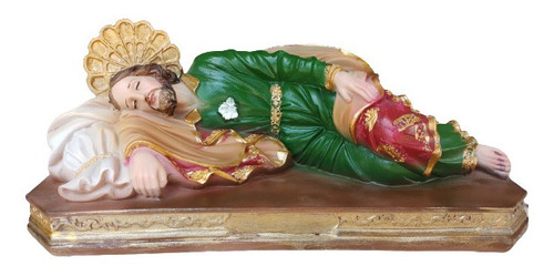 San José Dormido Durmiendo Durmiente 30cm Escultura Fina