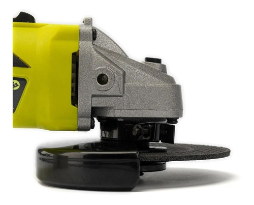 Imagem 3 de 3 de Esmerilhadeira angular Klatter YSAG01 de 60 Hz verde e preta 840 W 127 V