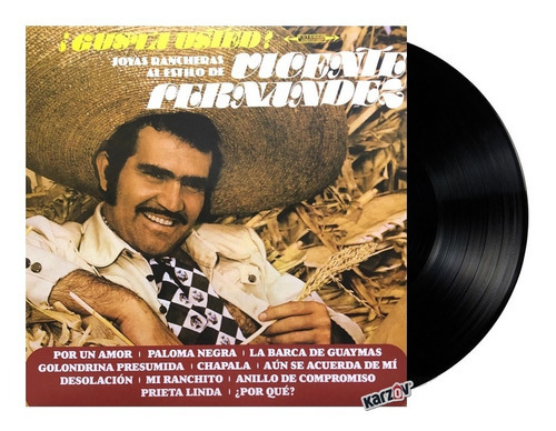 Joyas Rancheras Al Estilo De Vicente Fernandez Lp Vinyl