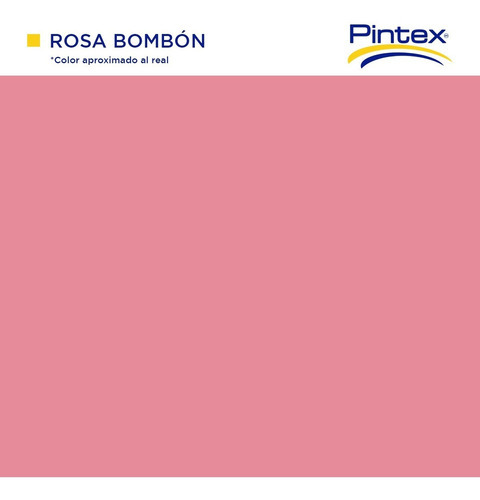 2 Pack Pintura Pinta-me Pintex 3.8 Litros Interior/exterior Color Rosa Bombón