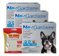 Comprar Nexgard 4 A 10 Kg Pastilla Antipulgas Y Garrapatas X3