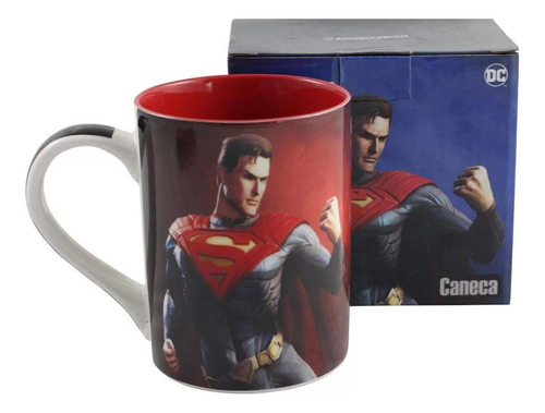 Caneca Reta Super Homem Injustice  460ml 