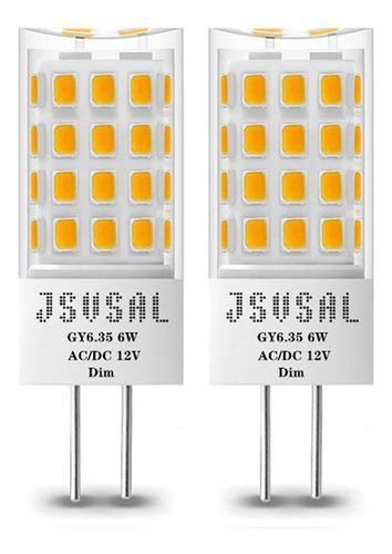 Bombilla Led Jsvsal Regulable Tipo Jc Doble Pin Ac Dc Luz