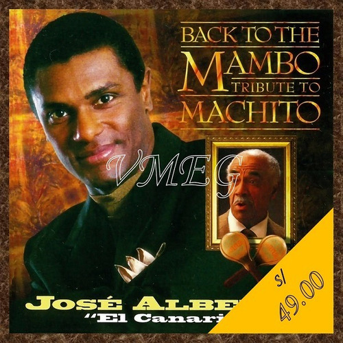 Vmeg Cd José Alberto El Canario - 1997 Back To The Mambo