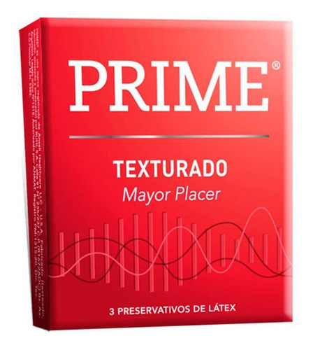 Prime Preservativos Texturado X 3 Unidades