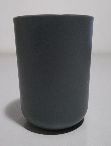 Porta Cepillos Dientes Plastico Organizador Baño 7,5x10 Cm Color Gris