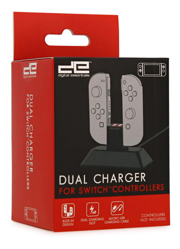 Carregador Dual Para Nintendo Switch Controle Pronta Entrega