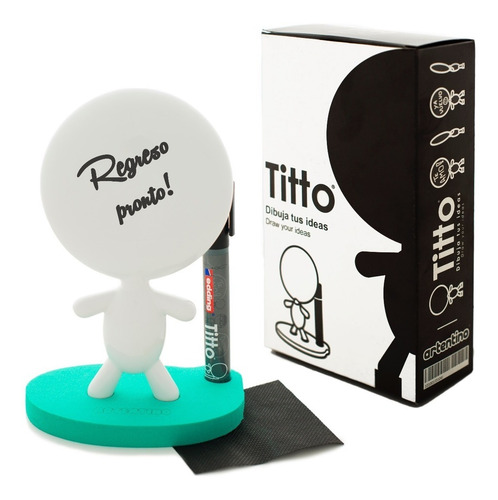 Imagen 3 de 10 de 6 Muñeco Pizarra Titto Artentino Regalo Hombre Mujer Oficina