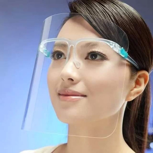 Careta Con Armazón Reutilizable Con Lentes Protector Facial