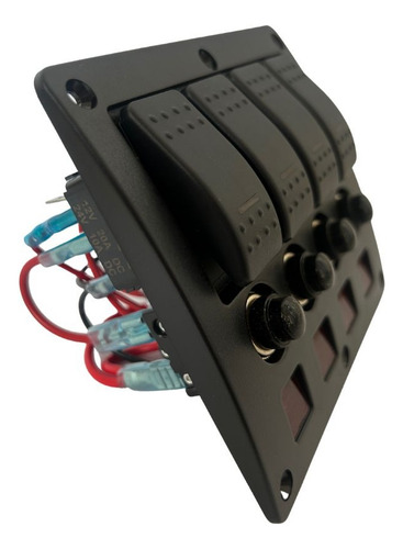 Switch Panel Marino 4 Botones Y Circuit Breaker 12v/24v