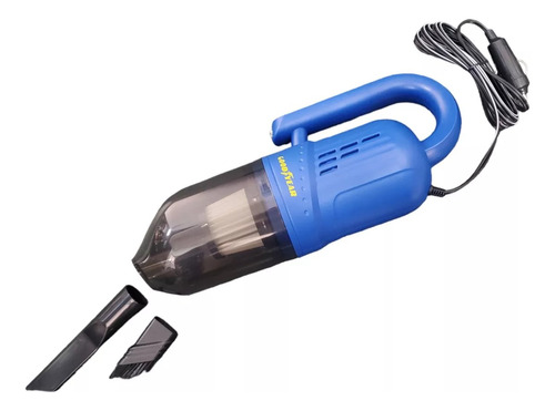 Aspiradora Mano Auto 12v Goodyear 60w Luz Lavable Portatil
