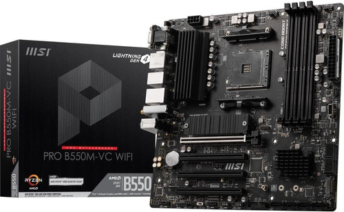 Motherboard Msi Pro B550m-vc Wifi Proseries Placa Base Amd