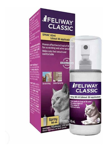 Feromona Gatos Spray Feliway Calma Ansiedad Stress Original