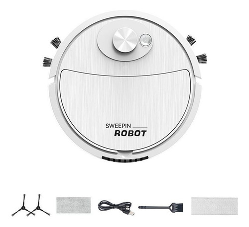 Robot De Barrido Usb, Aspiradora, Trapeador, 3 En 1, Smart W