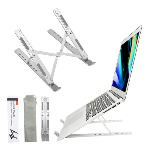 Soporte Portátil De Aluminio Para Notebook Macbook Tablet 