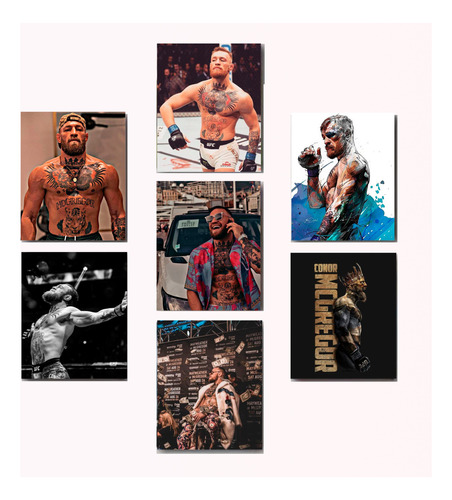 Cuadro Decorativo Conor Mcgregor Ufc Album 7 Piezas Deporte 