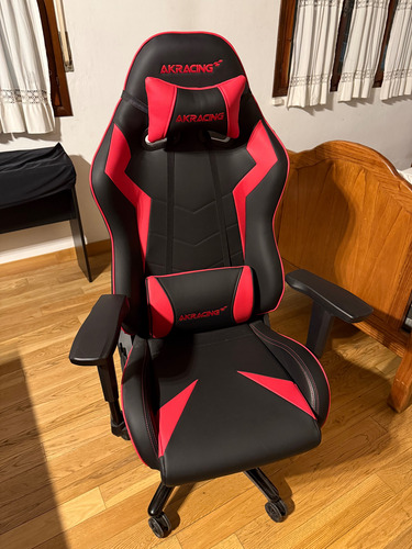 Silla Gamer Ak Racing Octane Butaca Roja Negra Rojo (Usado)