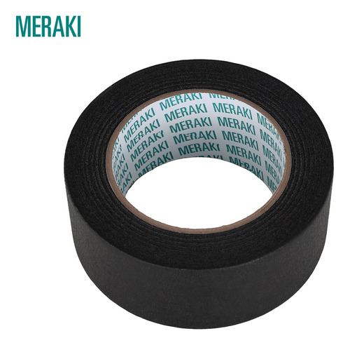 Cinta De Papel De Color Enmascarar Pintor 48mm X 50mts Negro Lisa