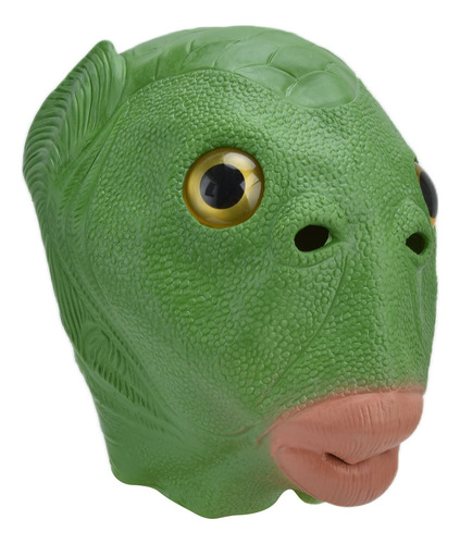 Máscara De Cabeça De Peixe Cute Funny Animal Cosplay Prop La