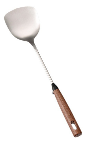 Cuchara Mango Largo Madera Silicón Material 201