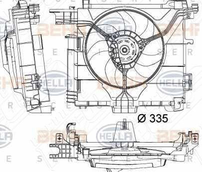 Ventilador Radiador Smart Fortwo Cabrio Turbo 2009-2015