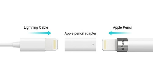 Imagen 8 de 8 de Combo Punta, Tapa Y Adaptador De Carga Para Apple Pencil 1.ª