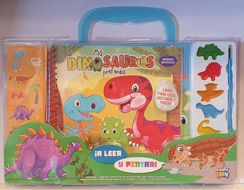 Mis Dinosaurios Preferidos - Coleccion A Leer Y Pintar, De Sin . Editorial School Fun, Tapa Blanda, Edición 1 En Español