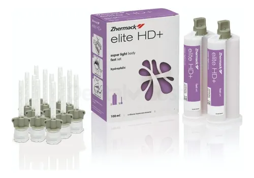 Silicona Elite Hd+ Zhermack Super Light Body Fast 2x50ml