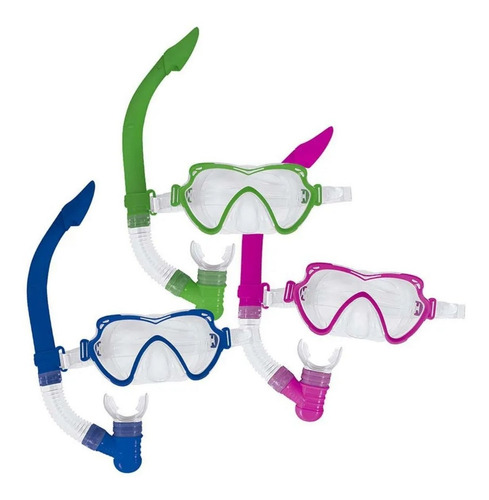 Imagem 5 de 5 de Máscara De Mergulho Mor Oculos Snorkel Natação Praia Piscina