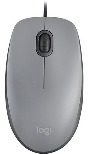 Mouse Usb Logitech M110 Silent Silver - Revogames