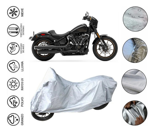 Cover Impermeable Moto Para Harley Davidson Low Rider S