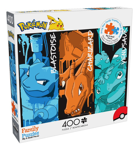 Buffalo Games - Pokemon - Pokemon: Blastoise, Charizard Y V.