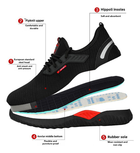 Tenis Ligeros Resistente Al Desgaste P/hombre, T. 44, C2165