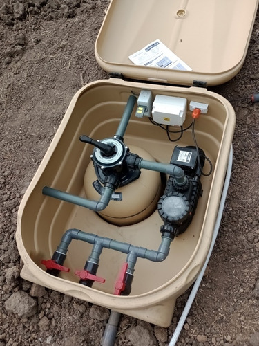 Imagen 1 de 9 de Kit Filtrado Vulcano Pileta Fibra / Hormigón Instalado