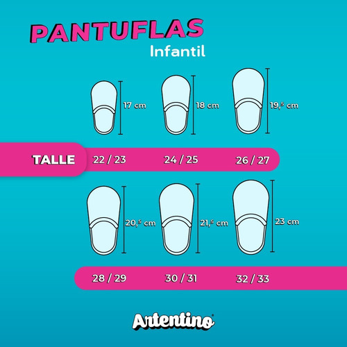 Imagen 2 de 5 de Pantufla Infantil Nene Nena Artentino Regalo