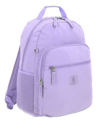 Mochila Chenson 1818 Juvenil Grande Escolar Zilp 1866543-v Lila Liso