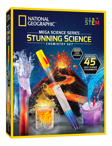 Kit De Ciencias National Geographic Mega Science -  Quím Ktc