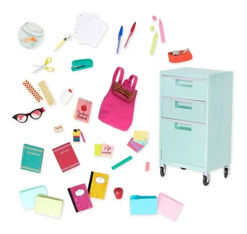 comprar Set Salón De Clases Para Muñeca Our Generation Y American Gi