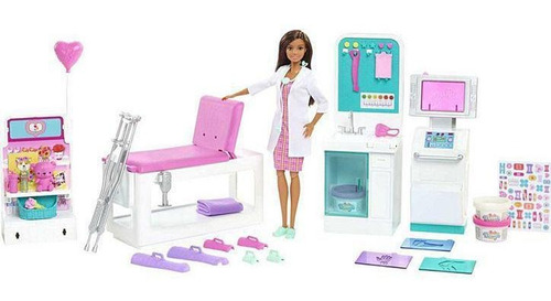 Boneca Barbie Profissões Clinica Rapida Gtn61 Mattel