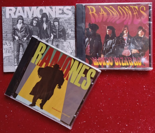 Lote 3 Cd Ramones Mondo Pleasant Y Ramones Nuevos