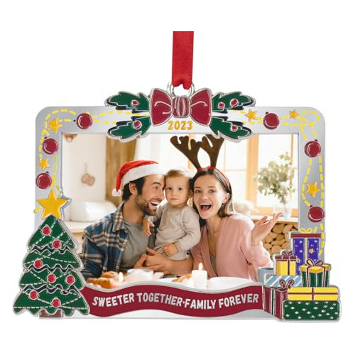 Adornos Familiares Personalizados De Fotos De Navidad R...