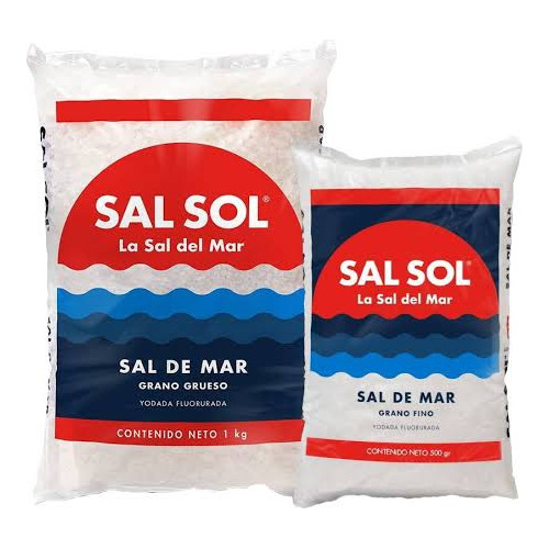 Sal Sol Granulada 30 Piezas De 1 Kg Cada Una 