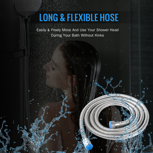 // Manguera De Ducha De Acero Inoxidable De 3 M Para Baño