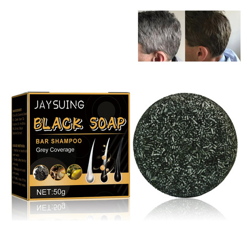 Barra De Shampoo Soap Thick Black Hair, 1 Unidade Para Cuida